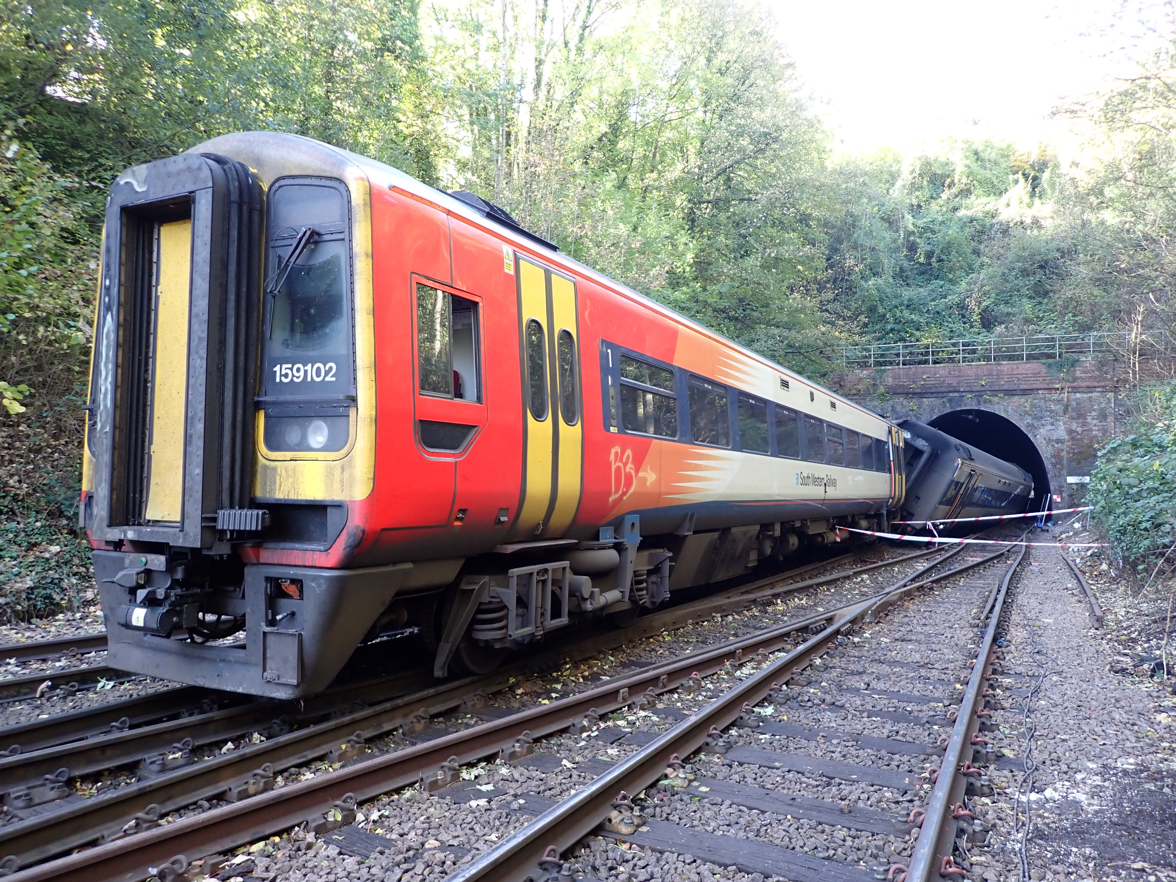 Salisbury Tunnel Junction courtesy of RAIB