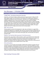 PTSRG Key Messages 091025