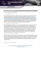 Front cover: RIG Key Messages - 8 April 2026