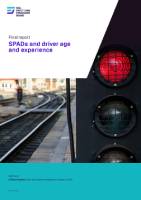 Front cover image - SPADS and driver age and experience