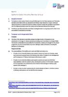 Image for Systems Code Industry Review Group Remit